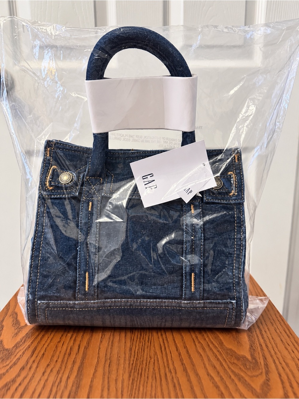 GAP Dark Blue Small Denim Five Pocket
Tote
